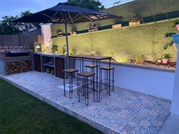 barbacoa jardín