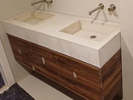 LAVABO BLANCO-MADERA